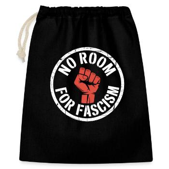 Pas de place pour le fascisme - Antifa Merch - Sac cadeau 40 x 50 cm - noir - Devant
