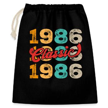 1986 Classic - Gift Bag 40 x 50 cm - black - Front