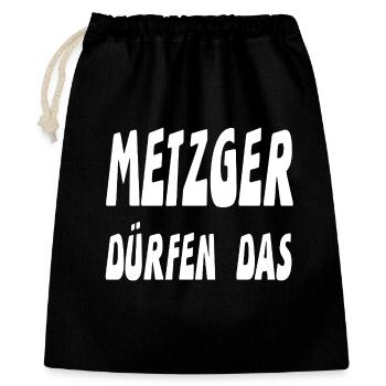 Butcher - Gift Bag 40 x 50 cm - black - Front