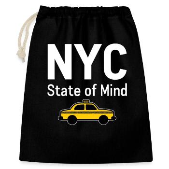 NYC State of Mind New York City Taxi Vibes - Gift Bag 40 x 50 cm - black - Front