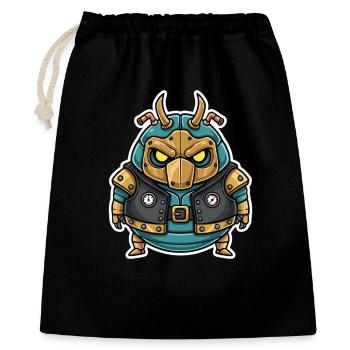 Scarabée Contremaître Steampunk Veste et Manomètre - Sac cadeau 40 x 50 cm - noir - Devant