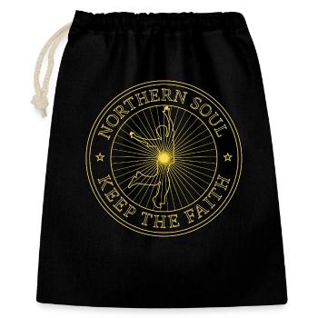 Northern Soul – Keep the Faith - Gift Bag 40 x 50 cm - black - Front