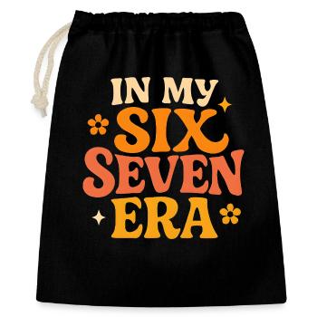 Dans mon mème d’humour italien de la pourriture cervementale de l’ère 67 des Six Sept - Sac cadeau 40 x 50 cm - noir - Devant