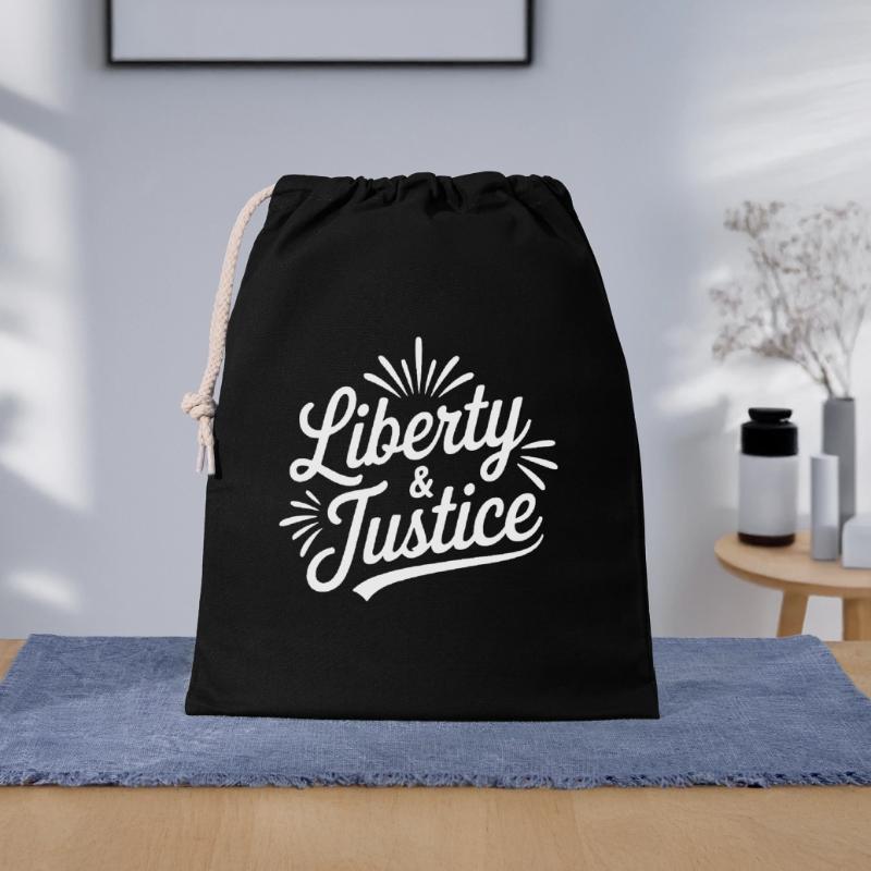 Freedom & Justice Script Gift Bag 40 x 50 cm