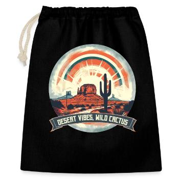 Desert Vibes - Gift Bag 40 x 50 cm - black - Front