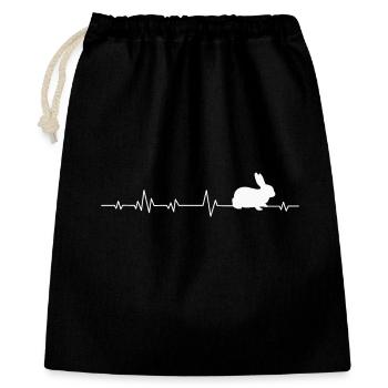 Lapin lapin - Sac cadeau 40 x 50 cm - noir - Devant