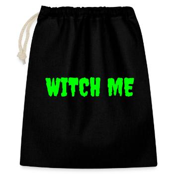 Conception de t-shirt sur le thème de la sorcellerie magique - Sac cadeau 40 x 50 cm - noir - Devant