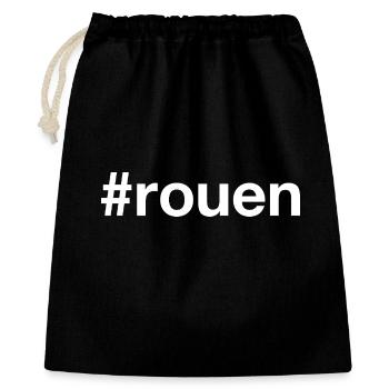 Rouen Frankreich France Hashtag - Gift Bag 40 x 50 cm - black - Front