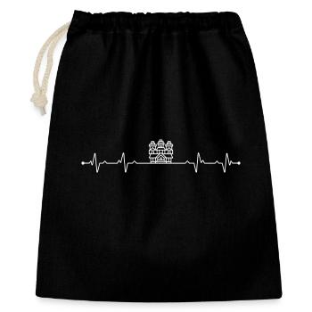 Heartbeat Angkor archaeological - Gift Bag 40 x 50 cm - black - Front