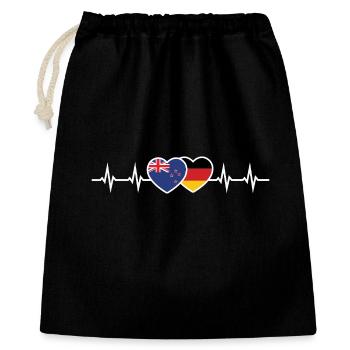 New Zealand And Germany German New Zealander - Gift Bag 40 x 50 cm - black - Front