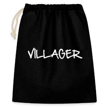 VILLAGEOIS - Sac cadeau 40 x 50 cm - noir - Devant