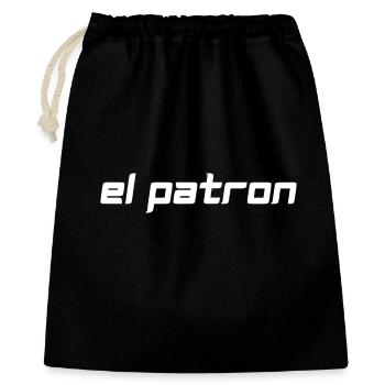 El Patron – Latino Style Print - Gift Bag 40 x 50 cm - black - Front