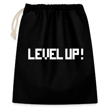 Level Up Gaming - Pixel Gamer - Sac cadeau 40 x 50 cm - noir - Devant