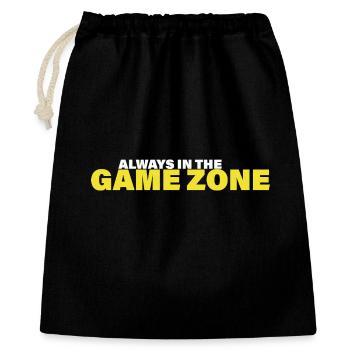 ZONE DE JEU - Sac cadeau 40 x 50 cm - noir - Devant