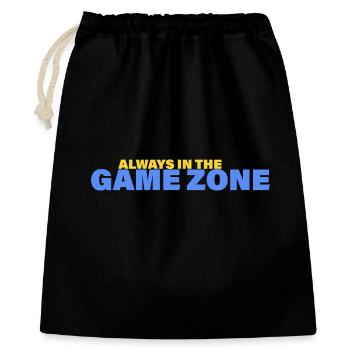 ZONE DE JEU - Sac cadeau 40 x 50 cm - noir - Devant