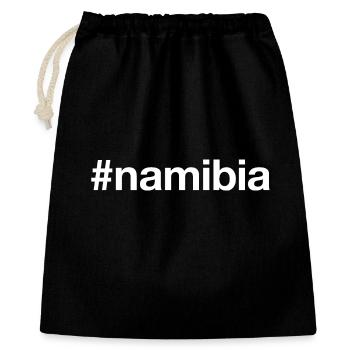 NAMIBIA Hashtag - Gift Bag 40 x 50 cm - black - Front