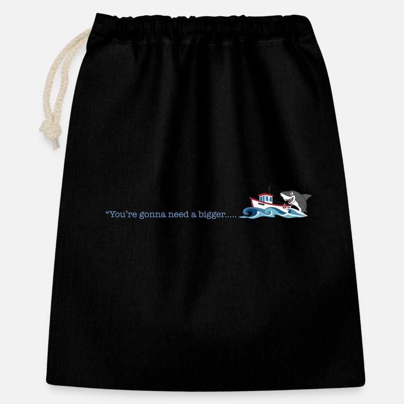 Jaws - Gift Bag 40 x 50 cm - black