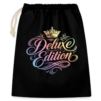 Deluxe Edition Crown - Gift Bag 40 x 50 cm - black - Front