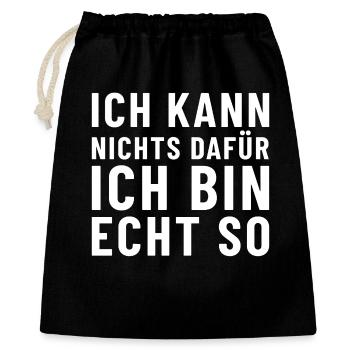 I can't help it, I'm really like that - Gift Bag 40 x 50 cm - black - Front