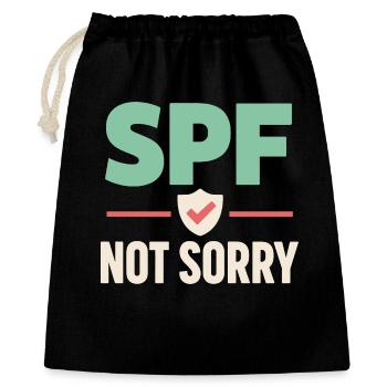 Spf Culture Identity Skin Care Humor - Gift Bag 40 x 50 cm - black - Front