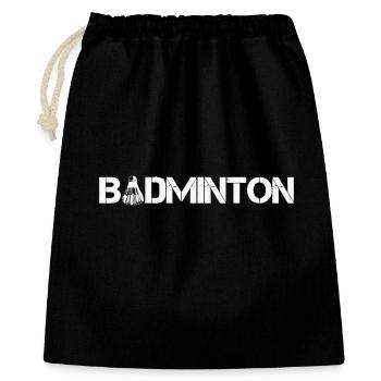 Badminton - Sac cadeau 40 x 50 cm - noir - Devant
