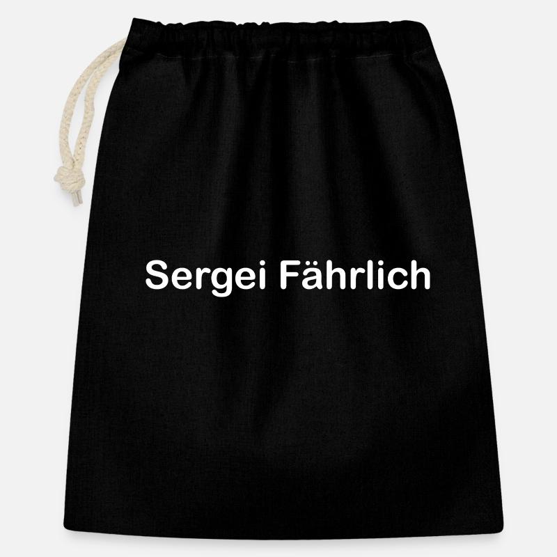 Sergei Fährlich - Gift Bag 40 x 50 cm - black