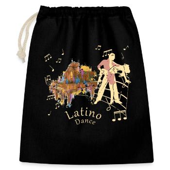 Latino Dancer - Gift Bag 40 x 50 cm - black - Front