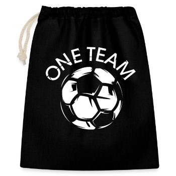 One Team Ball Used Look Symbol Dirty Icon Club - Gift Bag 40 x 50 cm - black - Front