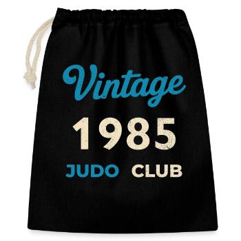 Vintage 1985 Judo Club Retro Birth Year Gift - Gift Bag 40 x 50 cm - black - Front