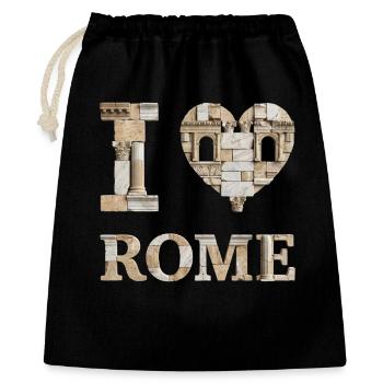 Rome – Eternal City - Gift Bag 40 x 50 cm - black - Front
