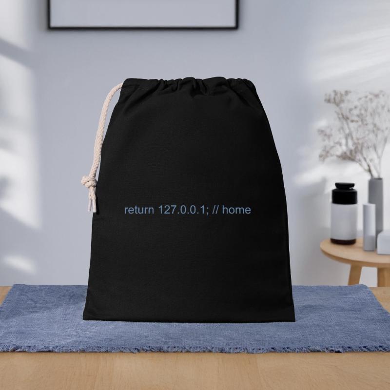 Programmierer Nerd IT Witz Developer Zuhause Geschenkbeutel aus Baumwolle (40 x 50 cm)
