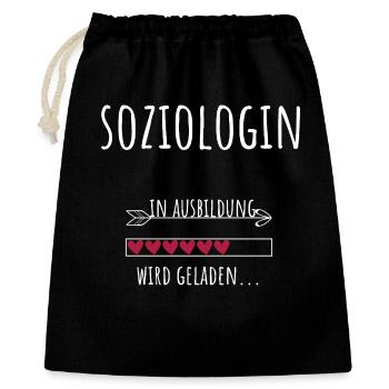 Sociology Student Profession Education Sociologist - Gift Bag 40 x 50 cm - black - Front