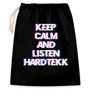Hardtekk Tekk - Sac cadeau 40 x 50 cm - noir - Devant
