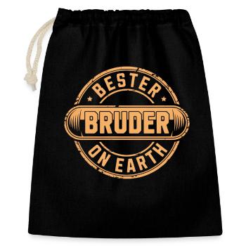 Meilleur frère - Sac cadeau 40 x 50 cm - noir - Devant
