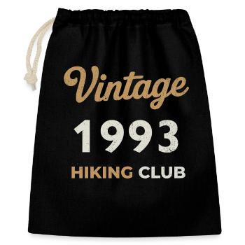 Vintage 1993 – Sailing Club Retro Year of Birth - Gift Bag 40 x 50 cm - black - Front