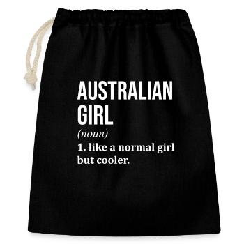 Australia - Gift Bag 40 x 50 cm - black - Front
