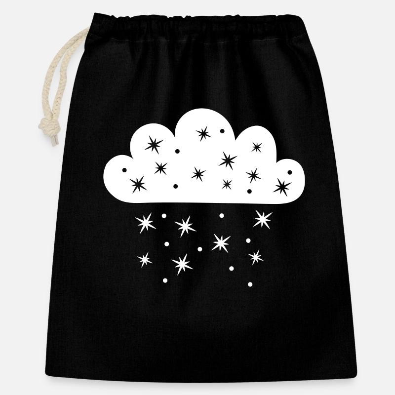 Cloud Starfall - Gift Bag 40 x 50 cm - black