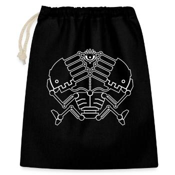 3rd Eye Robotics - outline - Gift Bag 40 x 50 cm - black - Front