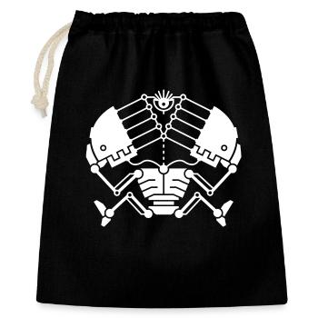 3rd Eye Robotics - version blanche - Sac cadeau 40 x 50 cm - noir - Devant