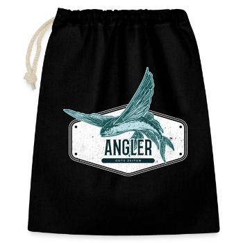 Angler USA Design Flying Fish - Gift Bag 40 x 50 cm - black - Front