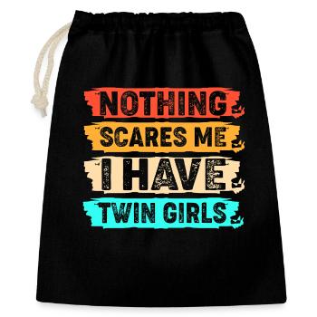Gemini Father Gemini Dad - Gift Bag 40 x 50 cm - black - Front