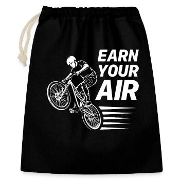 BMX Dirt Jump Gagne ton saut Air Bike - Sac cadeau 40 x 50 cm - noir - Devant