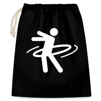 Hulahoop - Sac cadeau 40 x 50 cm - noir - Devant