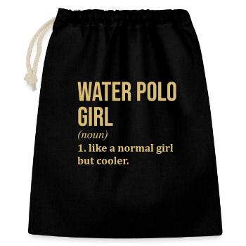 Water Polo - Gift Bag 40 x 50 cm - black - Front