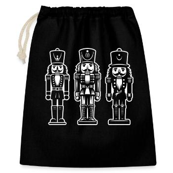 Nutcracker Trio Print - Gift Bag 40 x 50 cm - black - Front