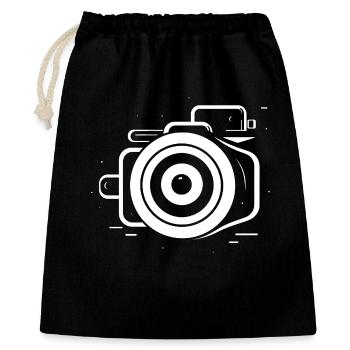 Camera Focus - Gift Bag 40 x 50 cm - black - Front
