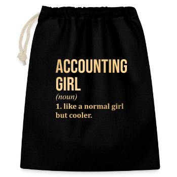 Accountant - Gift Bag 40 x 50 cm - black - Front