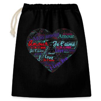 MAMAN. FÊTE DES MÈRES - Sac cadeau 40 x 50 cm - noir - Devant