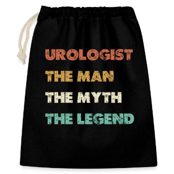 Urologist The Man Myth Legend - Gift Bag 40 x 50 cm - black - Front