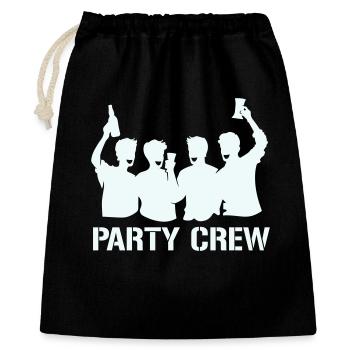 Party Crew Silhouette with Cheers - Gift Bag 40 x 50 cm - black - Front